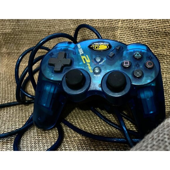 Mad Catz Dual Force Pro 2 Playstation 2 Controller with Wired Attachment Tested - Picture 5 of 5